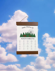North Dakota State Park Checklist - State Park Sign