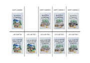 Camping Flags for campsite - 5 designs - 4 quotes