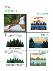 Connecticut State Park Checklist - State Park Posters