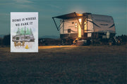 Camping Flags for campsite - 5 designs - 4 quotes