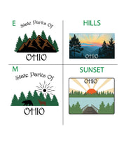 Ohio State Park Checklist - Ohio State Park Wall Art