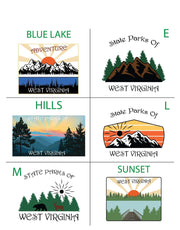 West Virginia State Park Checklist - West Virginia Poster