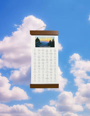 New Hampshire State Park Checklist Poster